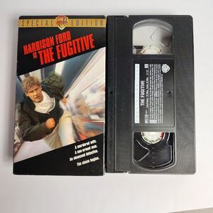 The Fugitive VHS Movie 1993 Harrison Ford Action Adventure PG 13